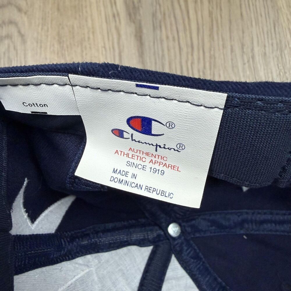 Vintage Team USA Hat Cap Snap Back Mens One Size Blue Red Champion Olympic - Picture 6 of 7